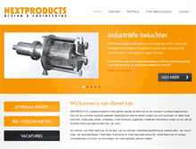 Tablet Screenshot of nextproducts.nl